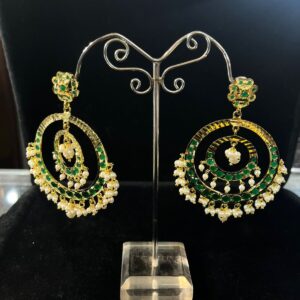 Women Long Earrings (Jadau)