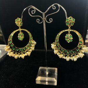 Women Long Earrings (Jadau)